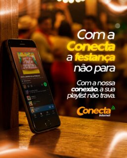 Ninguém merece ter a playlist travando bem no meio da festança, né? 
Pra garantir que o forró não pare e o arraial siga animado, você só precisa de uma coisa: Conecta Internet. 
Entre no clima de São João com conexão de verdade! Toque no link da bio e fale com a gente.
#conectainternet #internet #conexao #festajunina #saojoao