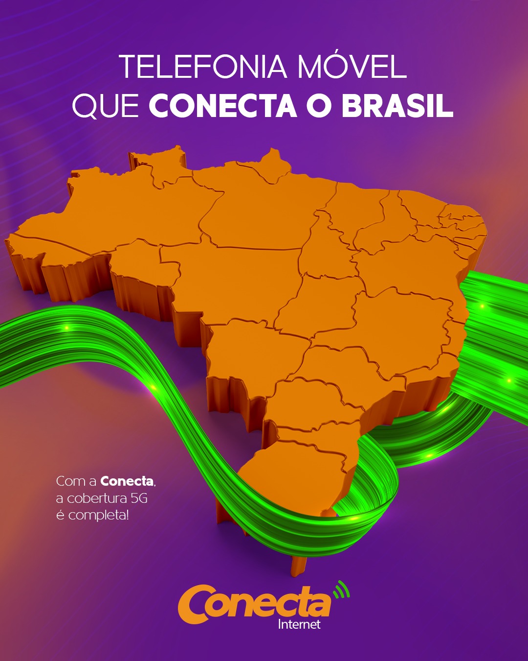 Sabia que a Conecta conta com telefonia móvel 5G?

Ficar conectado nunca foi tão importante, e com a Conecta você tem telefonia móvel com cobertura 5G para acompanhar seu ritmo em qualquer lugar do Brasil!

Mais velocidade, estabilidade e qualidade para chamadas, navegação e tudo que faz parte do seu dia a dia. 😉

Conecta. Mais conexão, mais possibilidades 🚀

#conecta #telefoniamovel