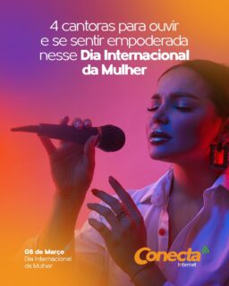 Hoje é dia de celebrar todas as mulheres do mundo! 🌷

E para deixar a data ainda mais especial, preparamos uma lista de cantoras que têm o empoderamento como marca registrada.✨

Arraste para o lado, abra o Deezer e escolha a sua favorita para embalar o seu dia! 🎧

Em nome da Conecta, um Feliz Dia Internacional da Mulher! 💐

#conectainternet #deezer #divaspop #diainternacionaldamulher