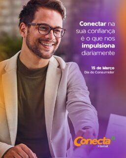 Hoje é Dia do Consumidor e nós estamos aqui para agradecer você pela confiança em se manter conectado através da Conecta! 💙
Você é quem nos impulsiona diariamente. 🚀
Feliz Dia do Consumidor!
#conectainternet #diadoconsumidor